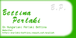 bettina perlaki business card